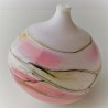 Glas Vase 8.5cm A.Molnar  DE 1990