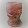 Glas Becher 11cm rot  DE 1981