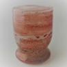 Glas Becher 11cm rot  DE 1981