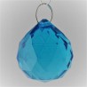 Kristallglas Kugel 30 mm sortierte Farben zum haengen