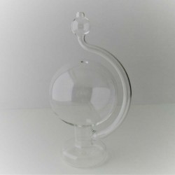 Glas-Barometer  17cm  Sturmglas