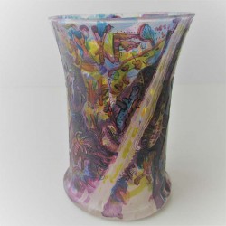 Glas Vase 12.5cm W.Bernhard DE