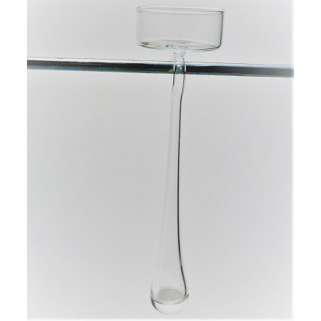 Glas Baum Halter für Teelichter 1Stück, ca.170x35mm 32g