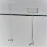 Glas Baum Halter für Teelichter 1Stück, ca.170x35mm 32g