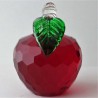 Kristallglas Apfel Rot