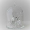 Glas Dom mit Kristall 5cm Schwann klar mit losen Kristallen , zum hängen und stellen Glas Dom mit Kristall 5cm Schwann klar mit losen Kristallen , zum hängen und stellen