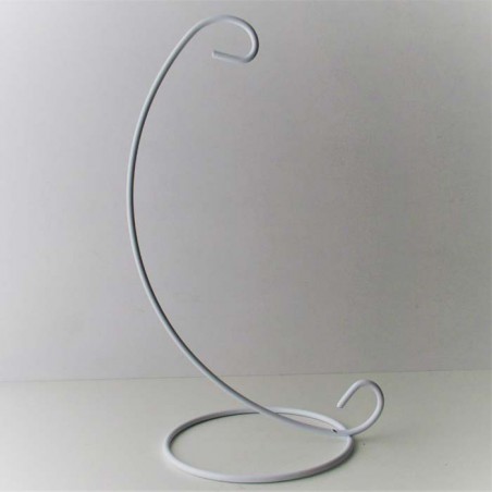 Kugelstaender schwarz - weiss Metall für Kugel bis 12 cm