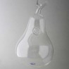 Glas-Birnenform Vase klar Dekor, zum hängen und stellen