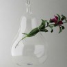 Glas-Birnenform Vase klar Dekor, zum hängen und stellen