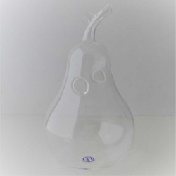Glas-Birnenform Vase klar Dekor, zum hängen und stellen