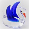 Glas Schwan 30mm klar-blau