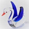 Glas Schwan 30mm klar-blau