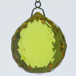 Swarovski 40 mm Kugel h. gelb zum hängen
