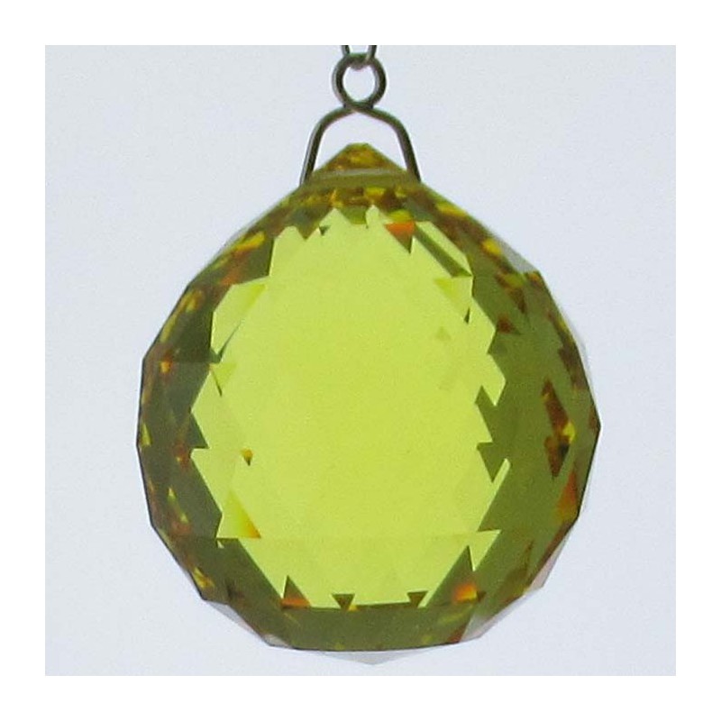 Swarovski 40 mm Kugel h. gelb zum hängen