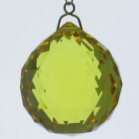 Swarovski 40 mm Kugel h. gelb zum hängen