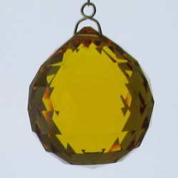 Swarovski 40 mm Kugel gelb zum hängen