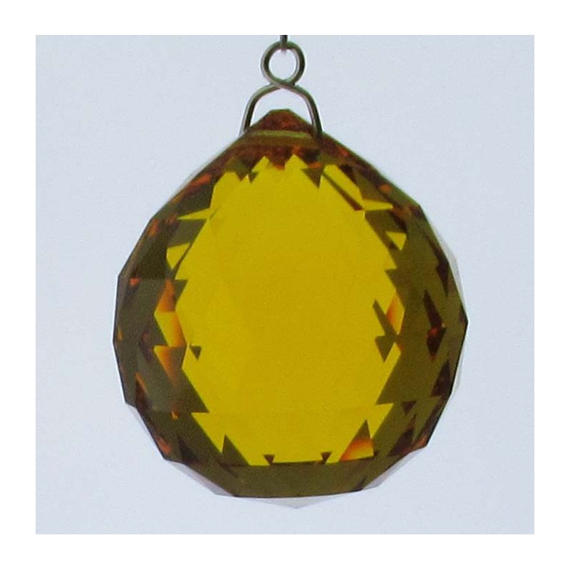 Swarovski 40 mm Kugel gelb zum hängen
