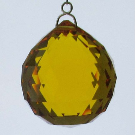 Swarovski 40 mm Kugel gelb zum hängen