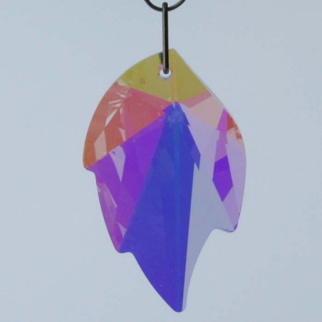 Swarovski 45x28 mm Blatt AB klar zum Hängen