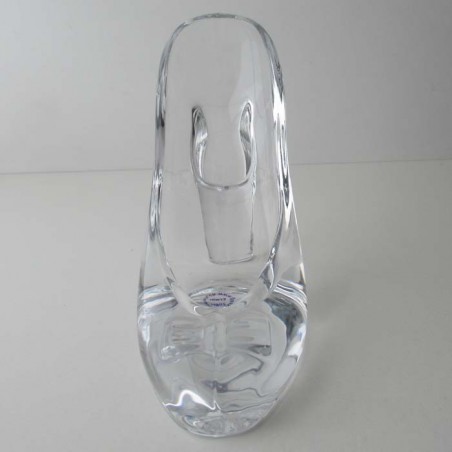 Glas Damenschuh 13cm Kristall