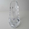 Glas Damenschuh 13cm Kristall