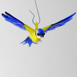 Glasvogel, Blaumeise 65mm klein zum hängen