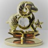 Sternzeichen Widder neu mit Swarovski Elements vergoldet