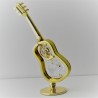 Gitarre mit Swarovski Elements vergoldet