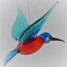 Glasvogel, Eisvogel 110mm zum hängen
