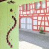 Glas Glocken 70cm Mobile mit 17 Glocken Lila