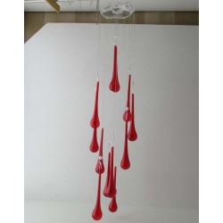 Glas Tropfenmobile 50cm mit 12 Tropfen