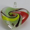 Muranoglas Herz 40 mm Twist Anhänger