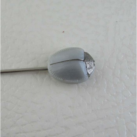 Glasknöpfe 15 mm für Kinder  mit  Skarabäus handgemalt