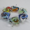 Muranoglas Herz 40 mm Twist Anhänger