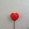 Glasknöpfe Herz 13 mm