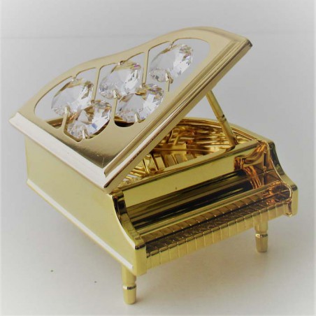 Piano Swarovski Elements vergoldet