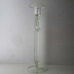 Glas Kerzenständer 28cm klar