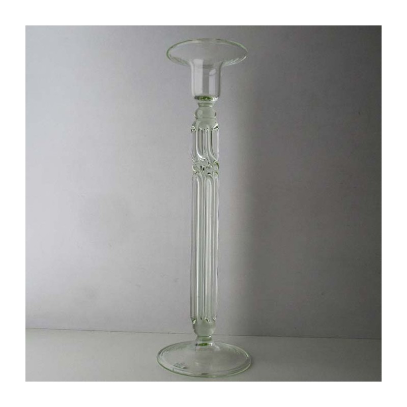 Glas Kerzenständer 28cm klar