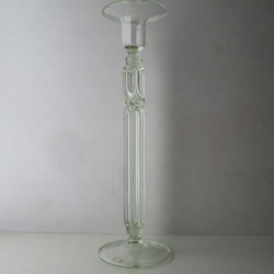 Glas Kerzenständer 28cm klar