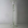 Glas Kerzenständer 28cm klar
