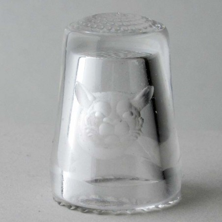 Kristallglas Fingerhüte mit Tier Motiv