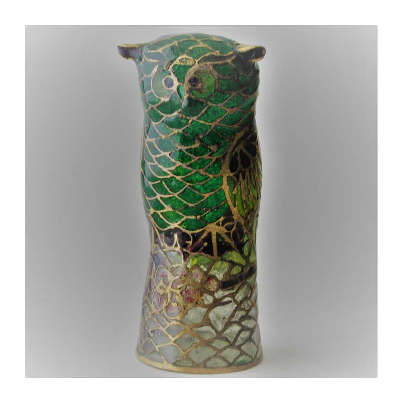 Metall-Glas Fingerhüte Eule