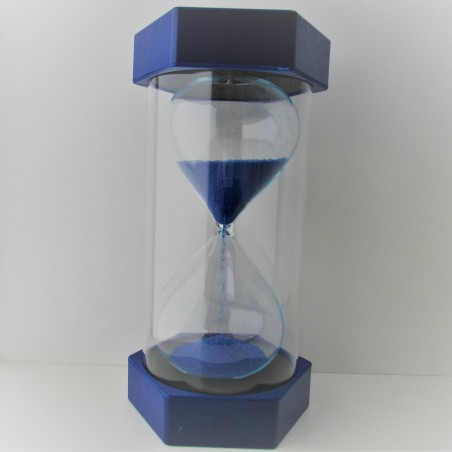 Sanduhr 5 Min. 30 cm Megasanduhr Glas Kunststoff 6 Eckig