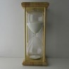 Sanduhr 60 Min. 27cm Glas im Esche Gestell 27cm