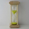 Sanduhr 5 Min. 16cm Glas im Esche-Kiefer Gestell 16 cm