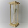 Sanduhr 50 Min 29 cm Weiss, Glas im Esche Gestell Sanduhr 50 Min 29 cm Weiss, Glas im Esche Gestell