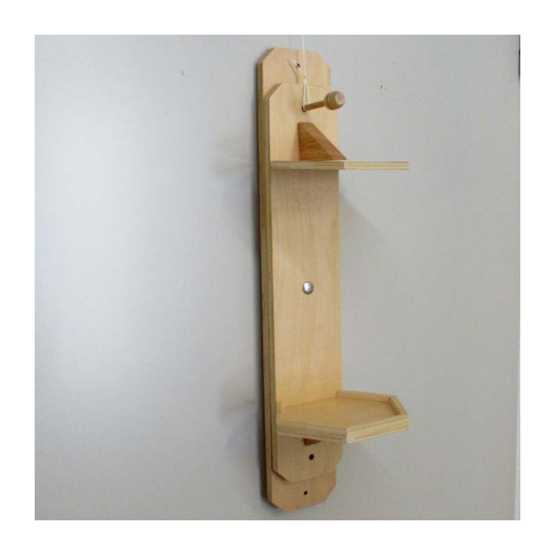 Sanduhrenhalter Mega 60 cm aus Holz 180° drehbar für 30cm Sanduhr