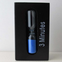 Sanduhr 3-5-7 Min. 10 cm  Dreieckige Holzgestell  schwarz