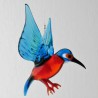 Glasvogel, Eisvogel 100mm zum hängen