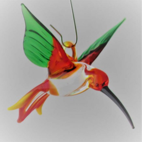 Glasvogel, Kolibri 65mm mini zum hängen